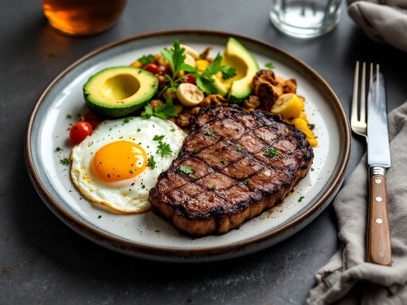Bandeja paisa keto - receta keto 540 kcal