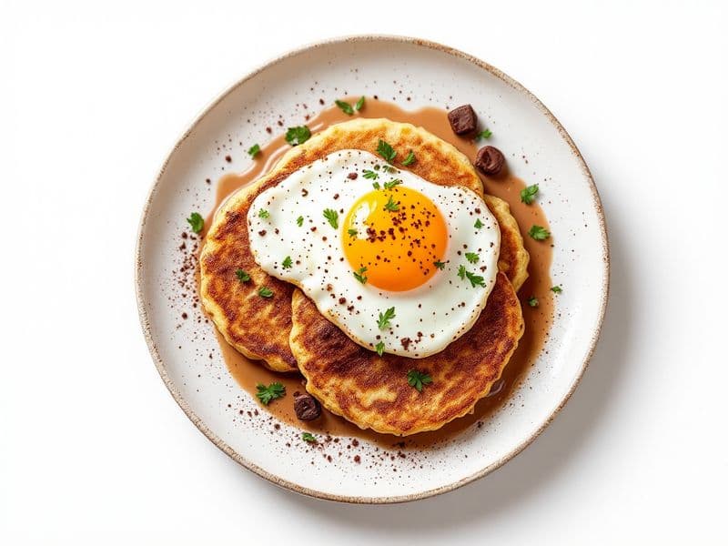 Panqueques de Proteína con Chocolate - receta keto 455 kcal