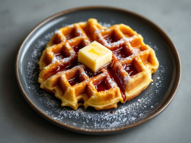 Peanut Butter and Jelly Chaffles - keto recipe 337 kcal