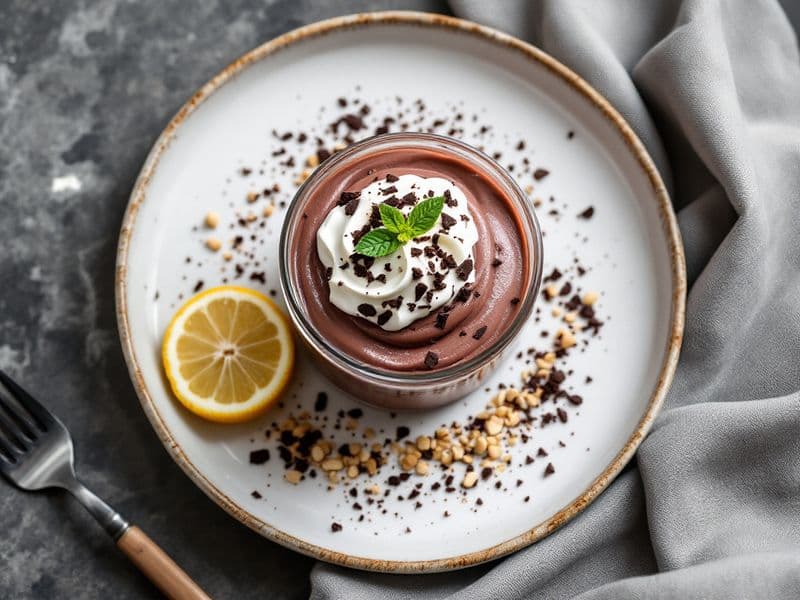 Raspberry Coconut Mousse - keto recipe 325 kcal