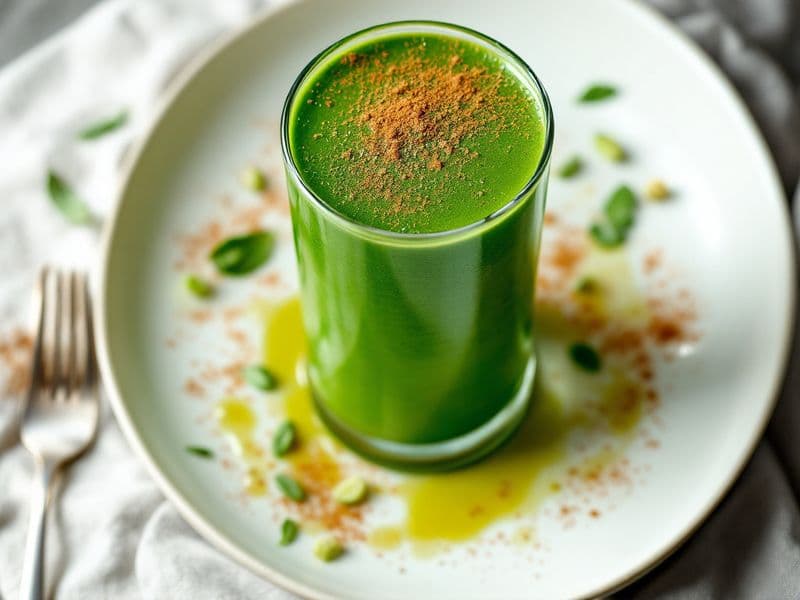 Smoothie vert détox keto - recette keto 160 kcal